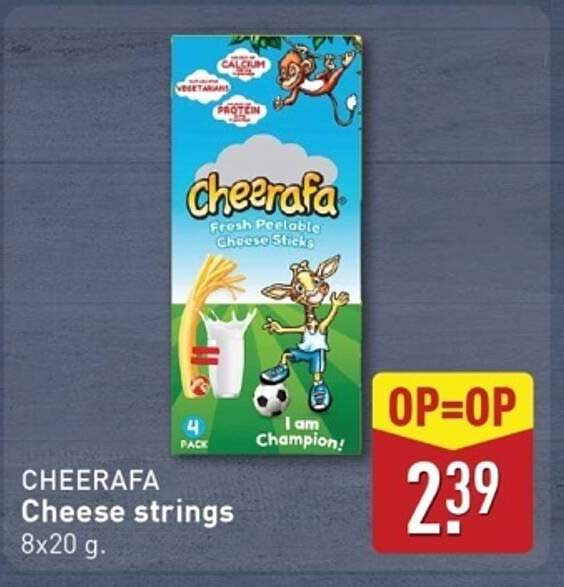 CHEERFA Cheese strings 8x20 g.