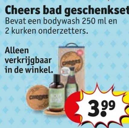 Cheers bad geschenkset
