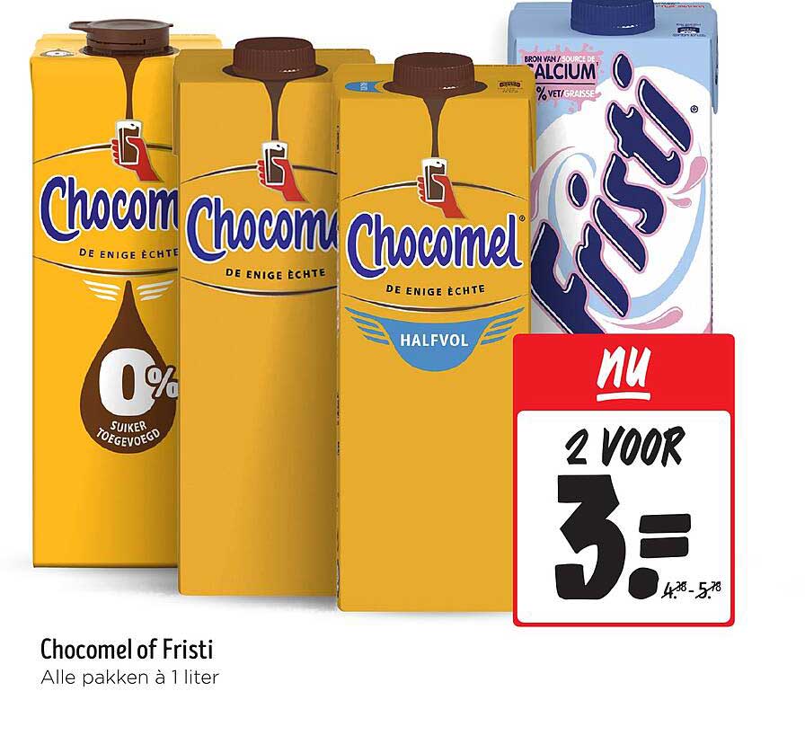 Chocomel of Fristi - 2 voor 3,-