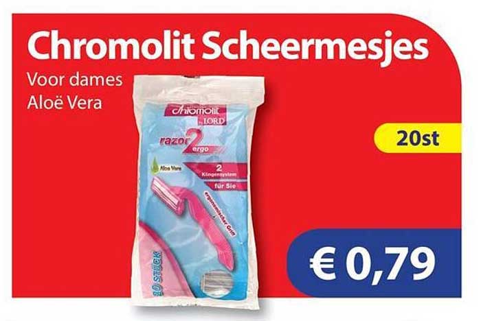 Chromolit Scheermesjes