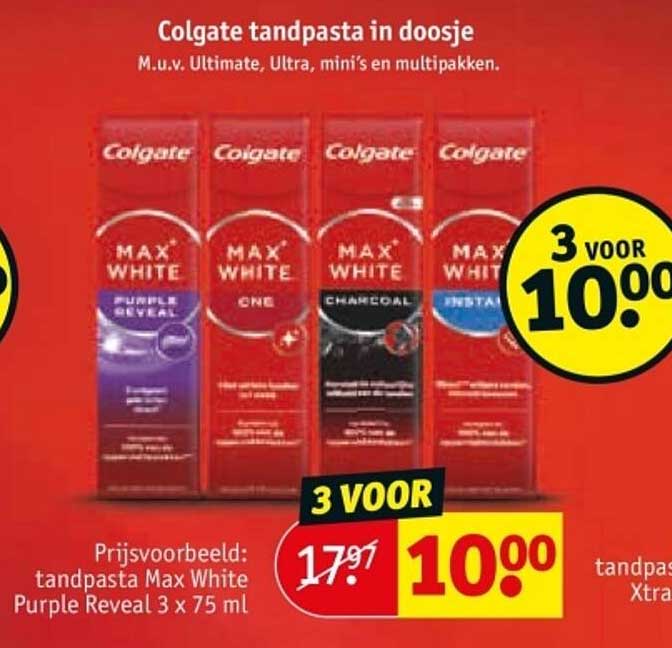 Colgate tandpasta in doosje