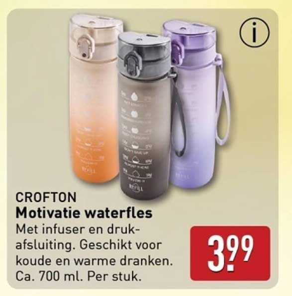 CROFTON Motivatie waterfles