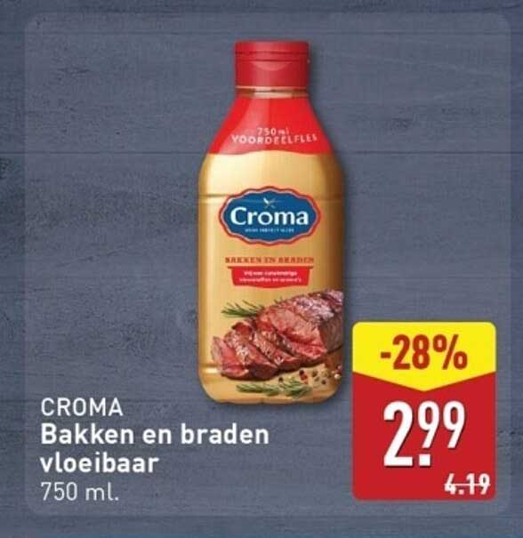 CROMA Bakken en braden vloeibaar