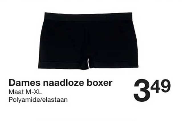 Dames naadloze boxer