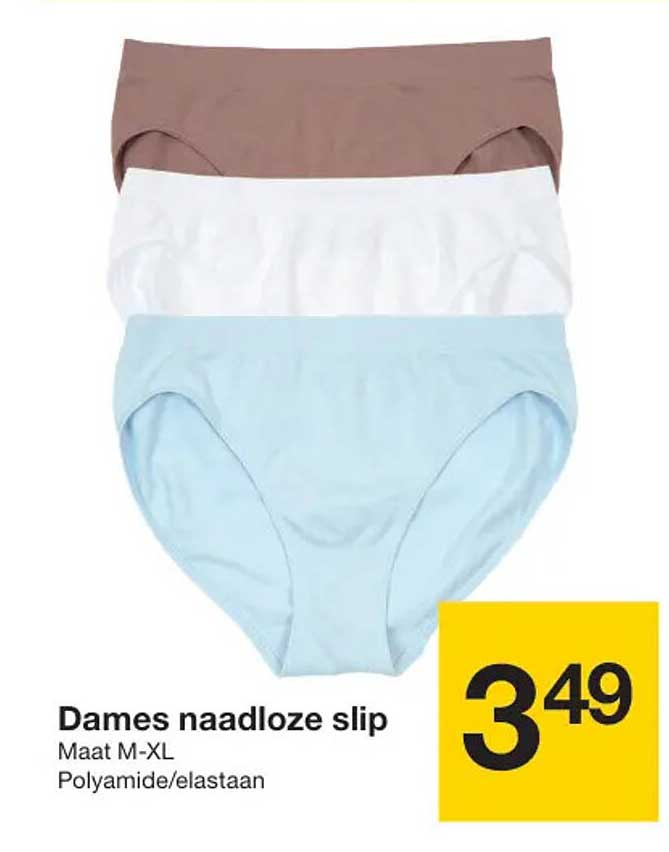 Dames naadloze slip