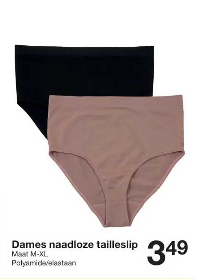 Dames naadloze tailleslip