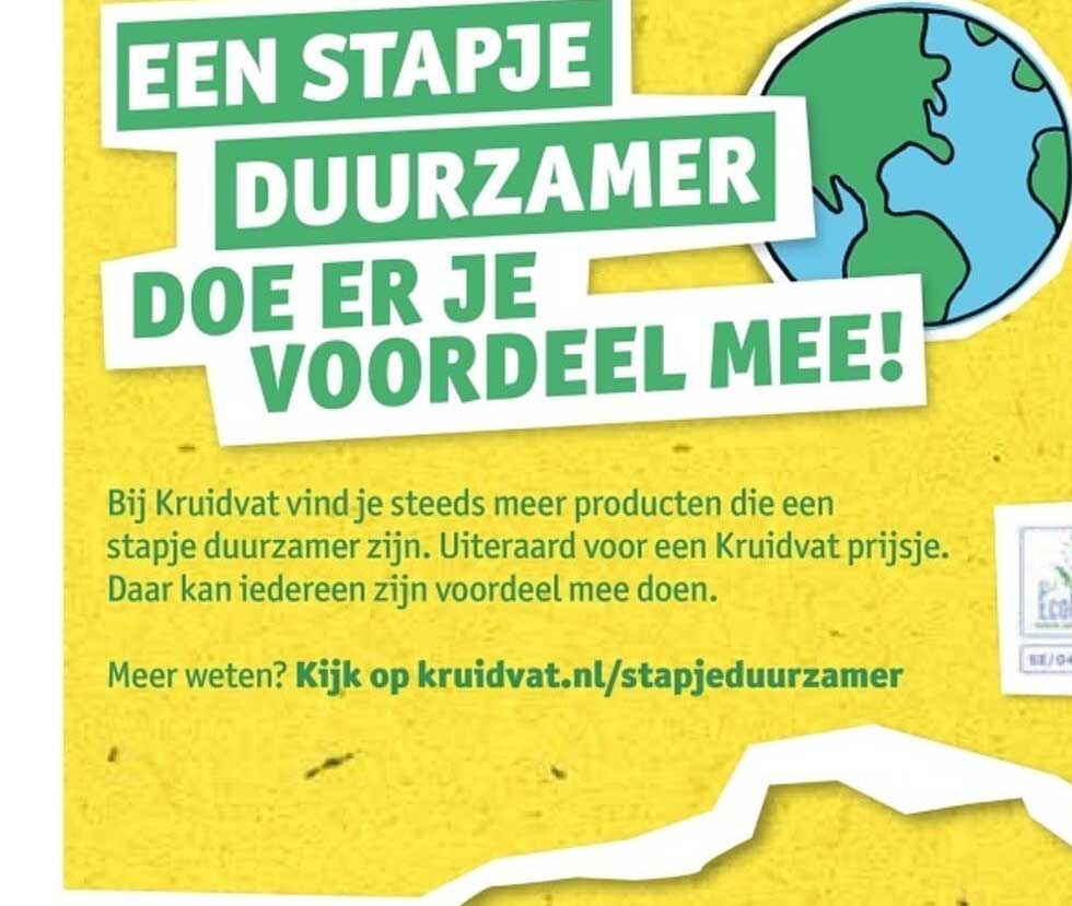Een stapje duurzamer doe er je voordeel mee!