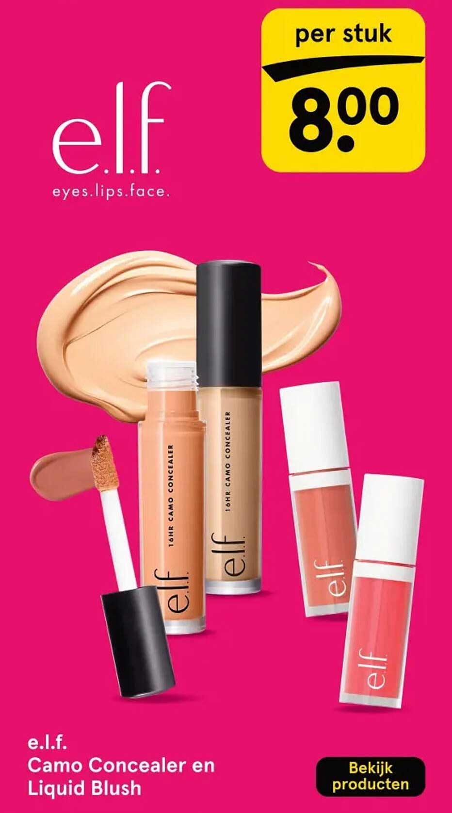 e.l.f. Camo Concealer en Liquid Blush