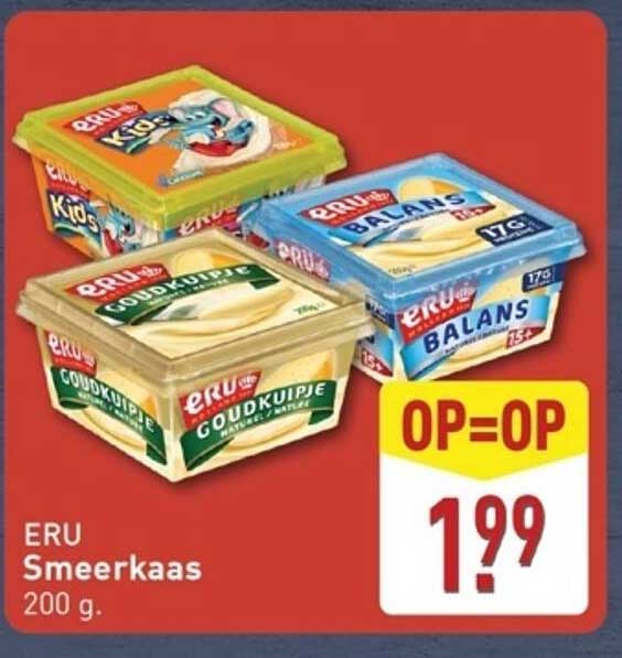 ERU Smeerkaas 200 g.