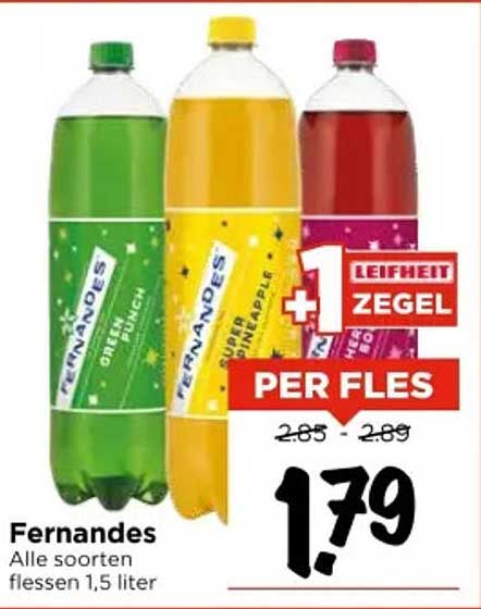 Fernandes Alle soorten flessen 1,5 liter