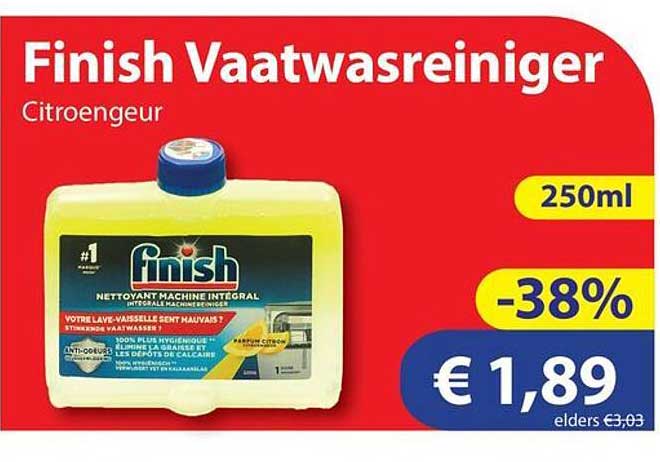 Finish Vaatwasreiniger Citroengeur 250ml -38%