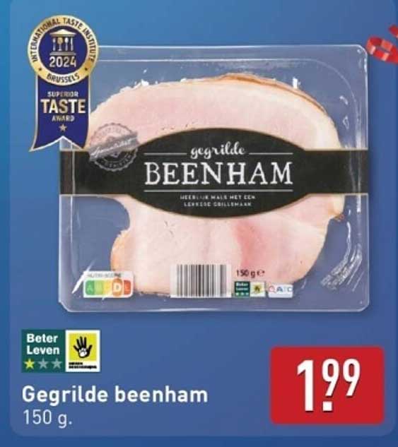 Gegrilde beenham