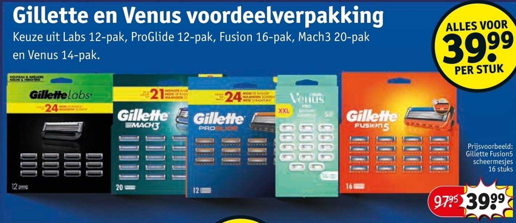 Gillette en Venus voordeelverpakking