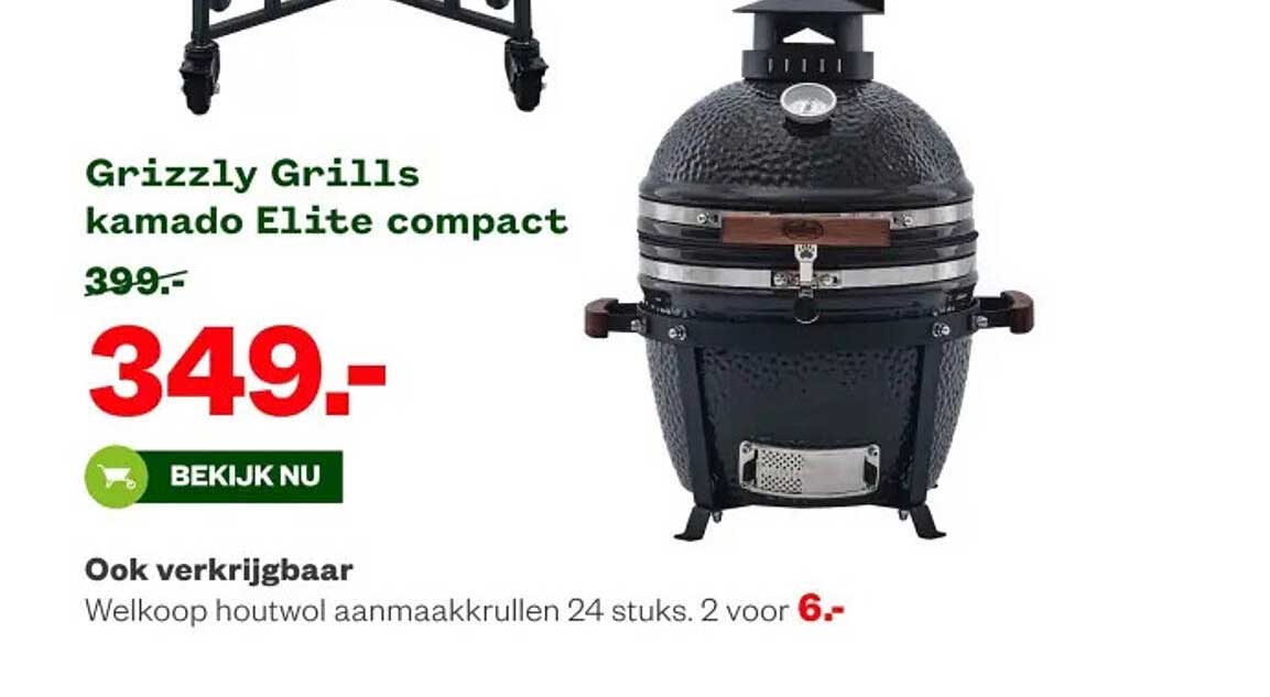 Grizzly Grills kamado Elite compact