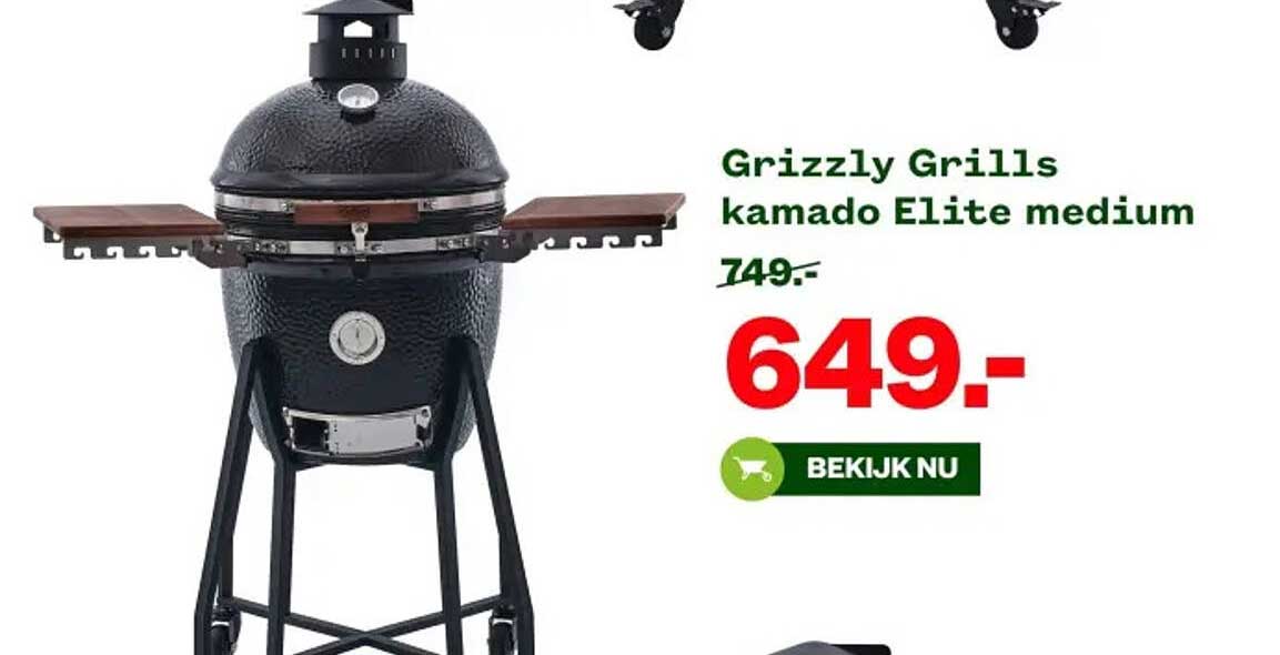 Grizzly Grills kamado Elite medium