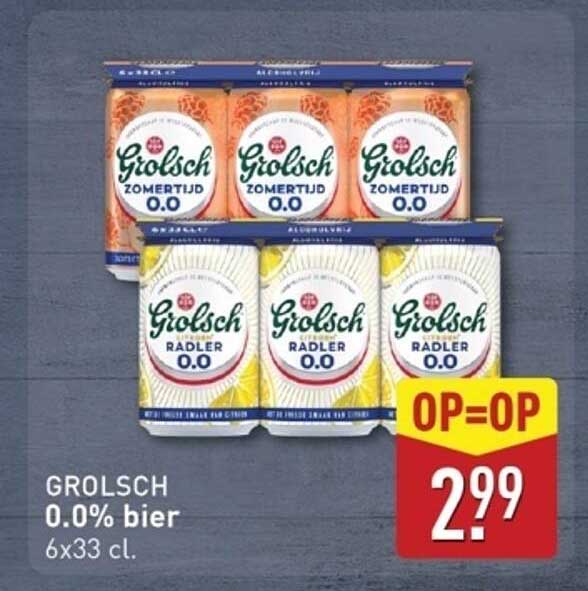 GROLSCH 0.0% bier 6x33 cl.