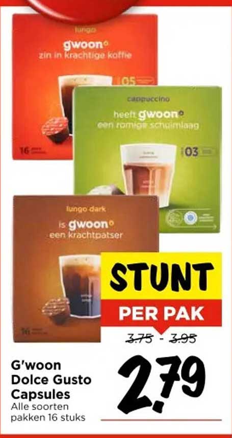 G'woon Dolce Gusto Capsules