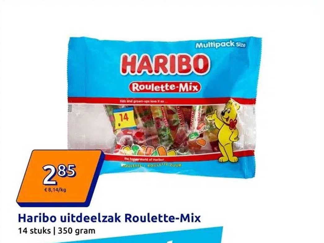 Haribo uitdeelzak Roulette-Mix