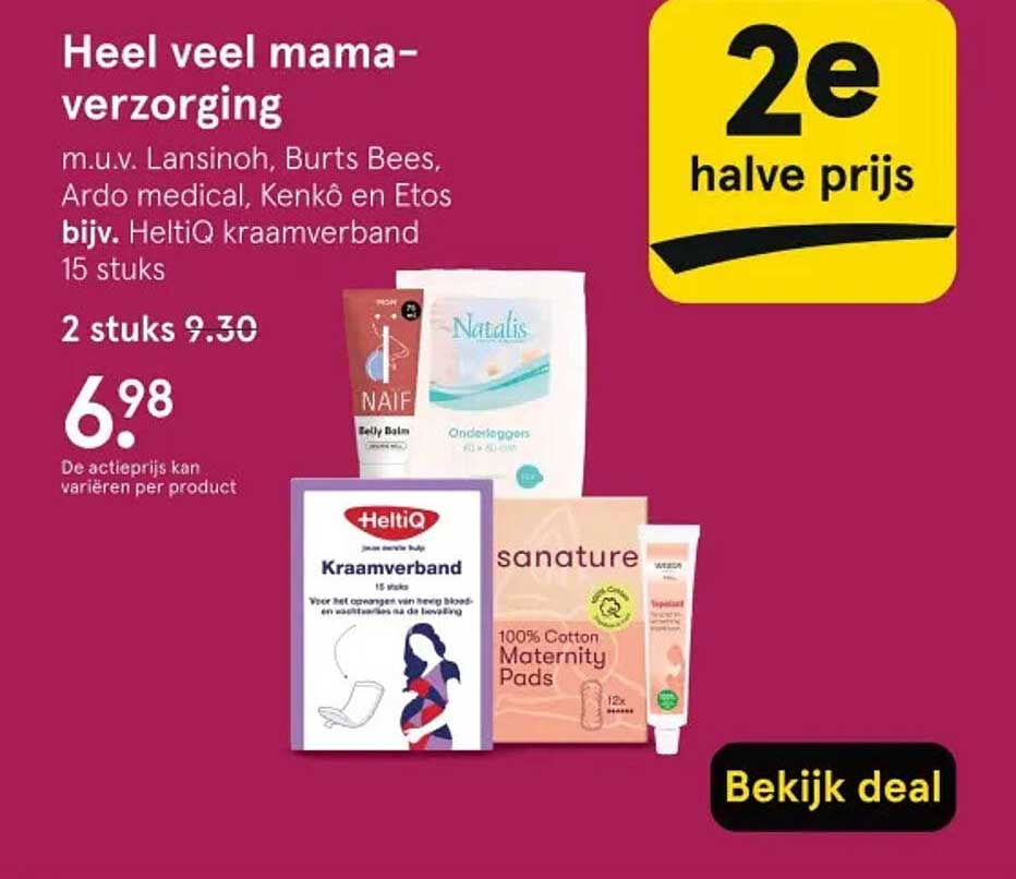 Heel veel mama-verzorging