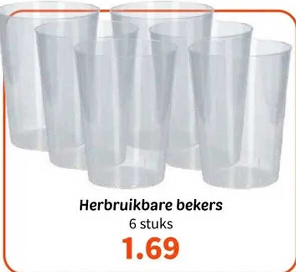 Herbruikbare bekers