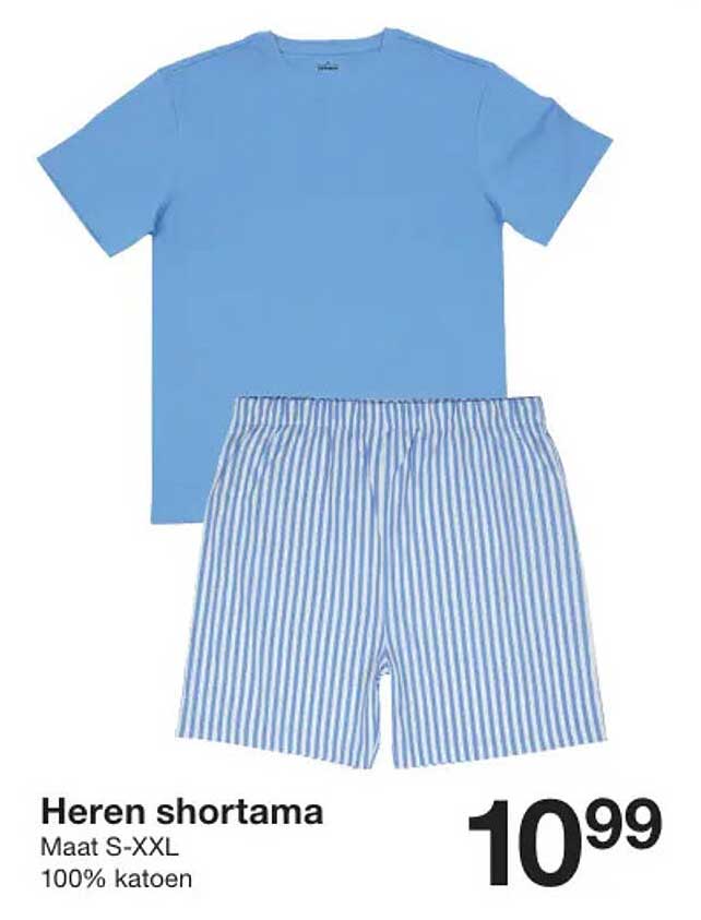 Heren shortama