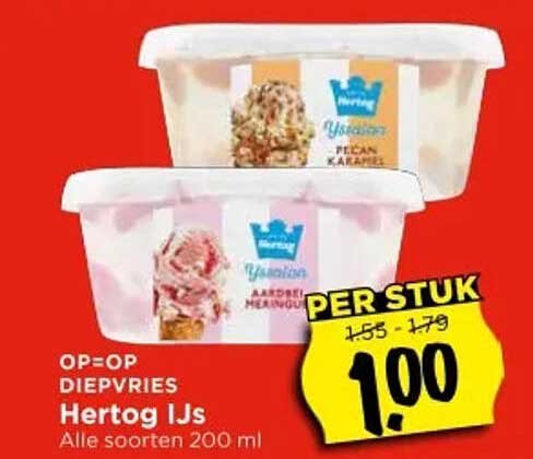 Hertog IJs 200 ml