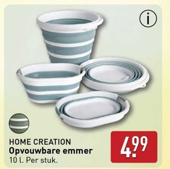 HOME CREATION Opvouwbare emmer