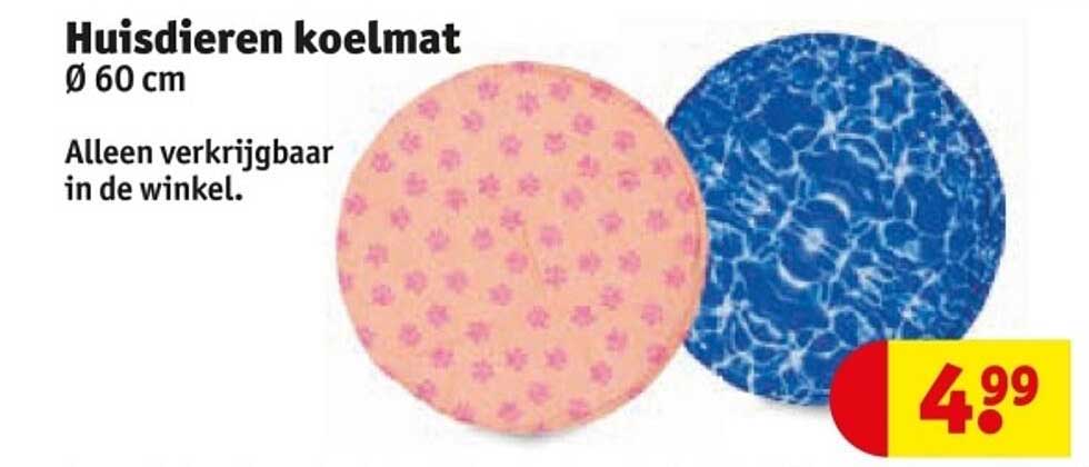 Huisdieren koelmat Ø 60 cm