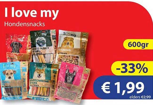 I love my Hondensnacks