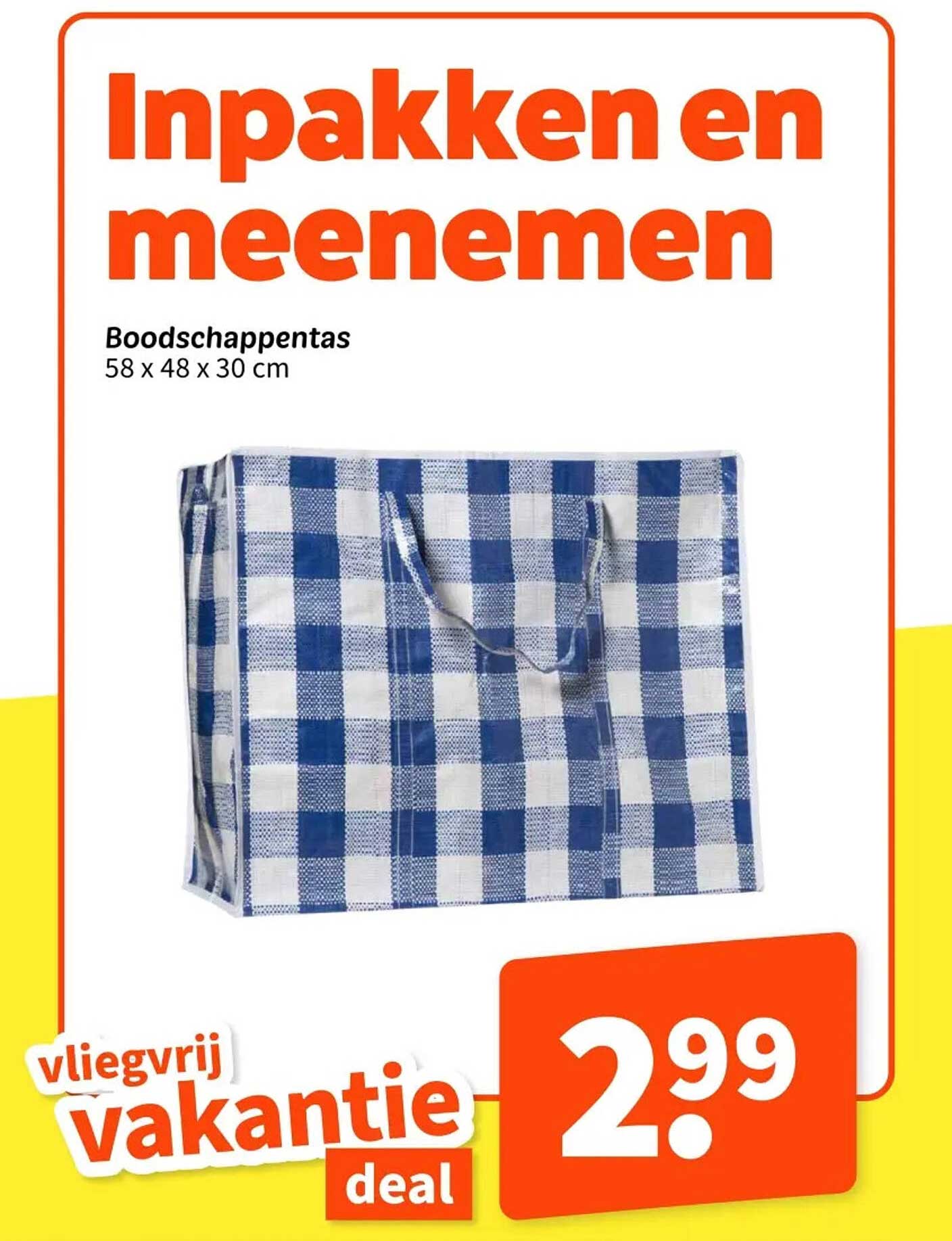 Inpakken en meenemen