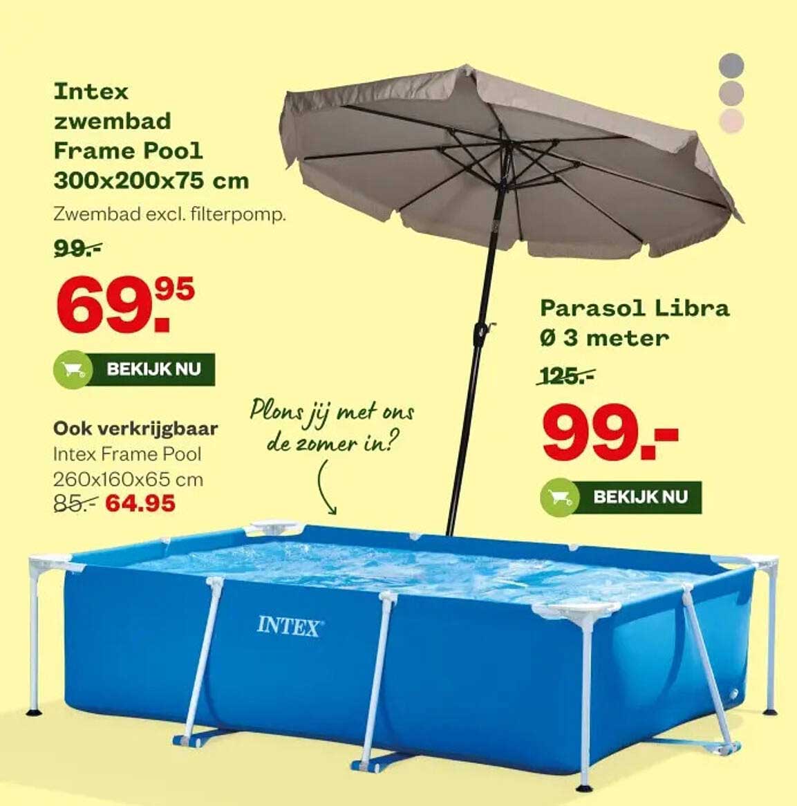 Intex zwembad Frame Pool 300x200x75 cm