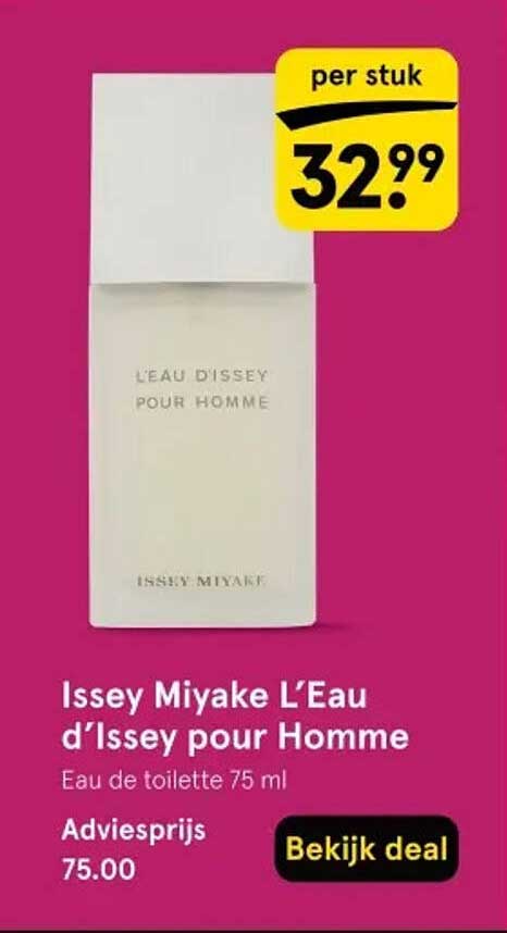 Issey Miyake L’Eau d’Issey pour Homme Eau de toilette 75 ml