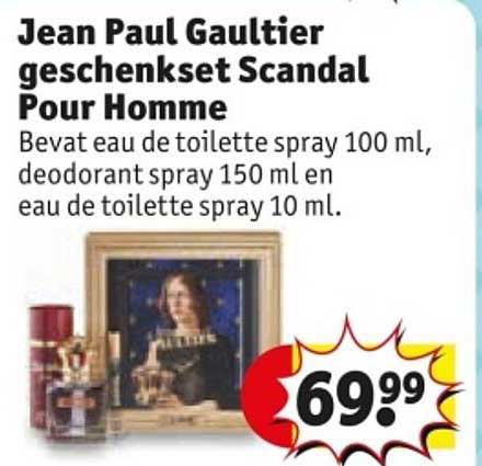 Jean Paul Gaultier geschenkset Scandal Pour Homme