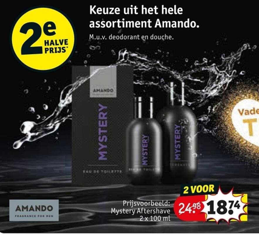 Keuze uit het hele assortiment Amando.