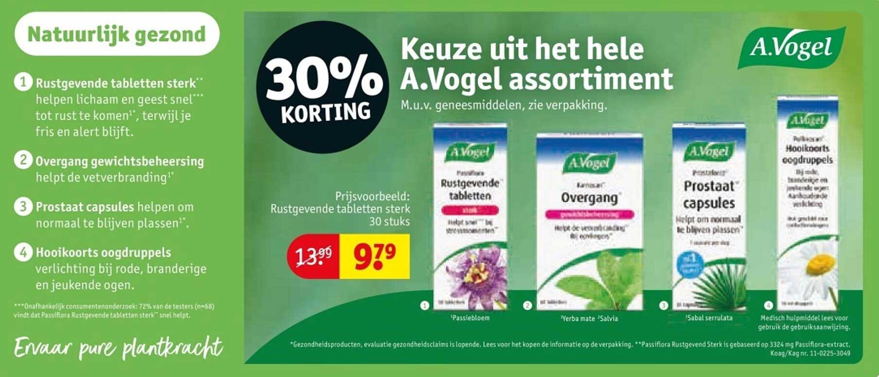 Keuze uit het hele A.Vogel assortiment