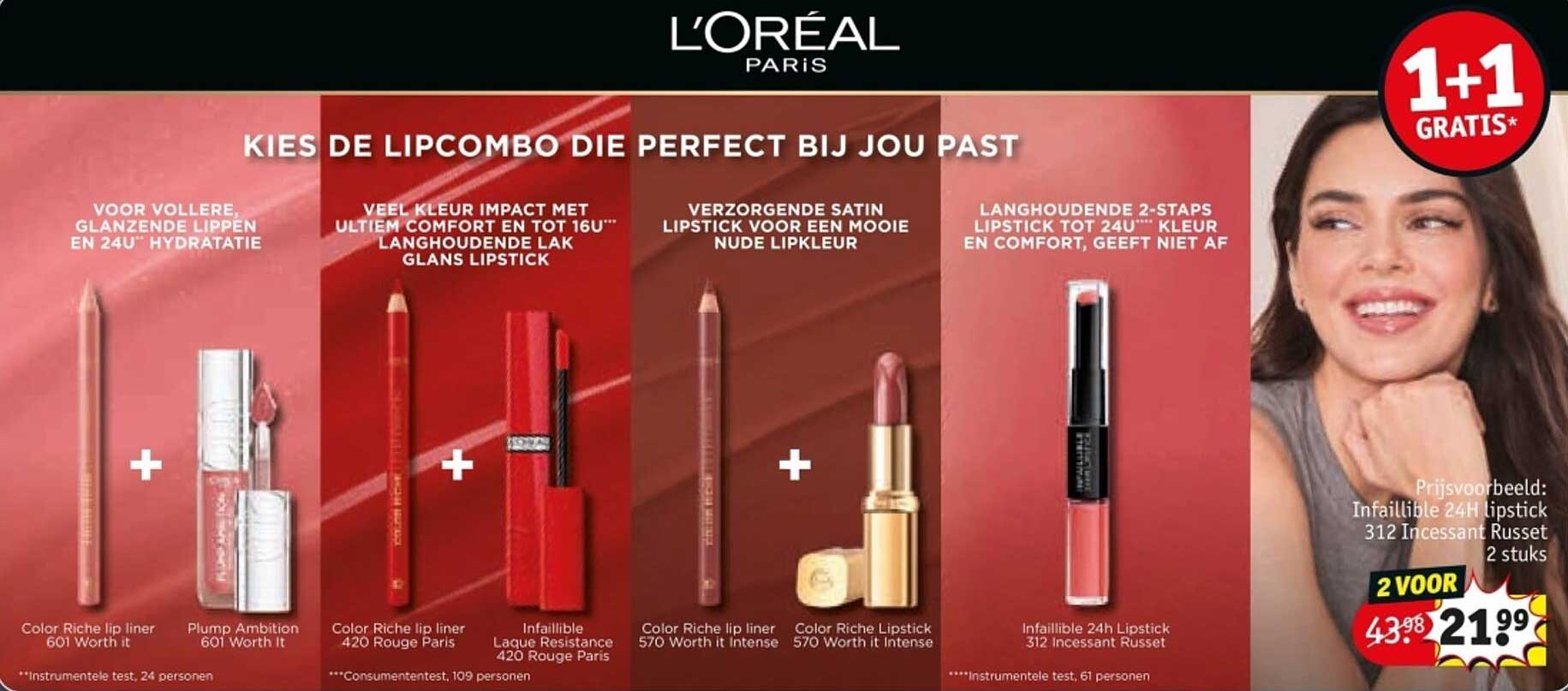 Kies de lipcombo die perfect bij jou past