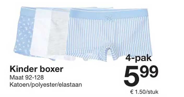 Kinder boxer 4-pak