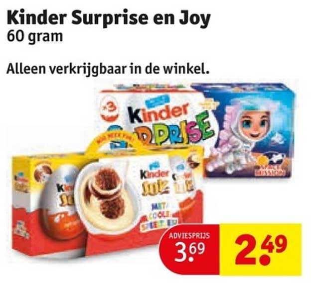 Kinder Surprise en Joy 60 gram