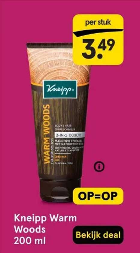 Kneipp Warm Woods 200 ml