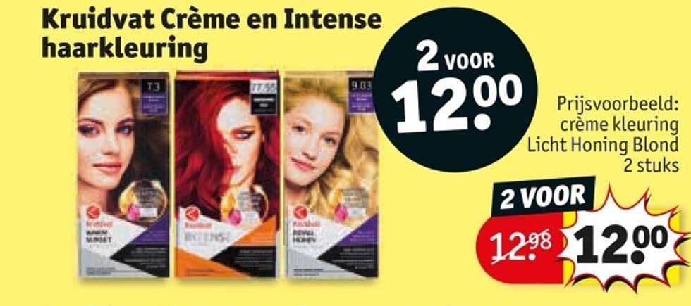 Kruidvat Crème en Intense haarkleurig