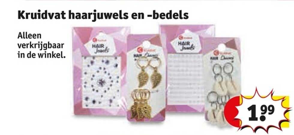 Kruidvat haarjuwels en -bedels