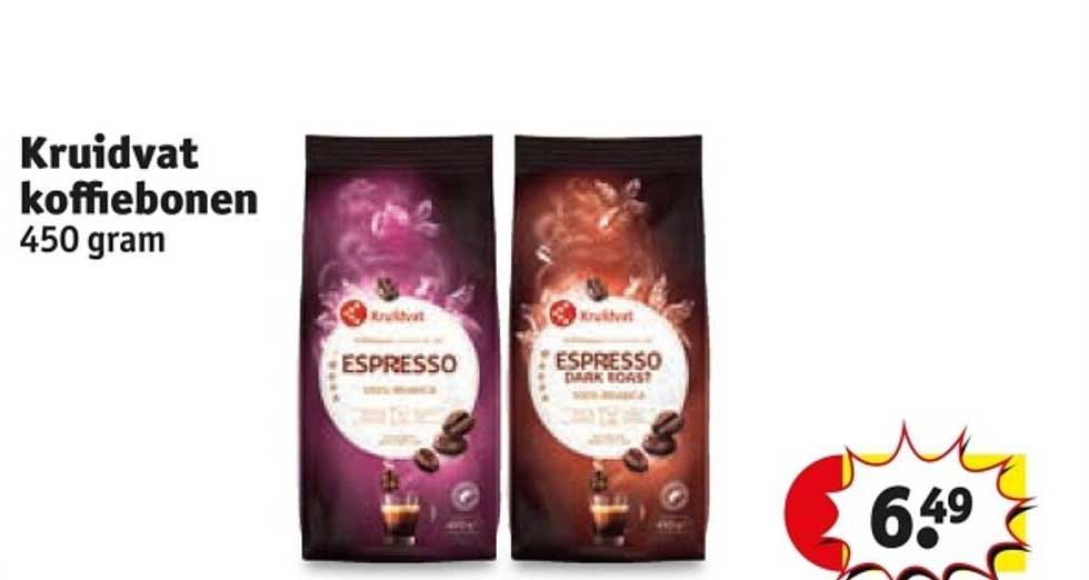 Kruidvat koffiebonen 450 gram