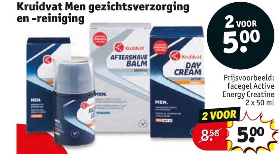 Kruidvat Men gezichtsverzorging en -reiniging