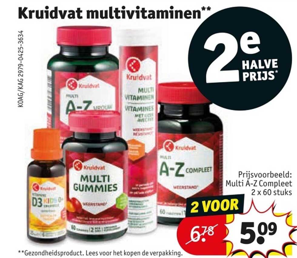 Kruidvat multivitaminen**