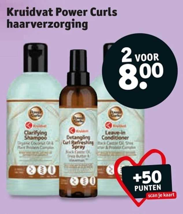 Kruidvat Power Curls haarverzorging