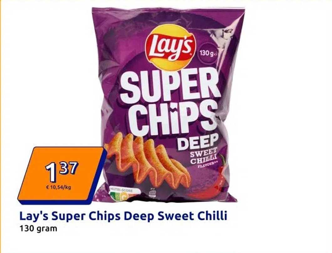 Lay's Super Chips Deep Sweet Chilli (130 gram)
