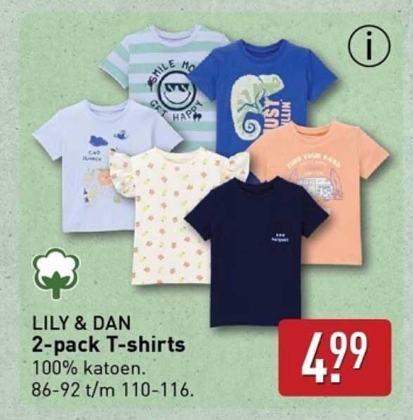 LILY & DAN 2-pack T-shirts
