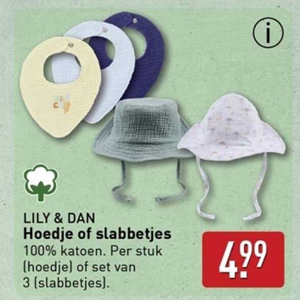 LILY & DAN Hoedje of slabbetjes