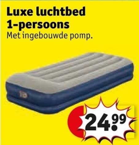 Luxe luchtbed 1-persoons