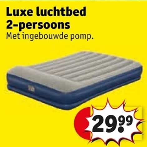 Luxe luchtbed 2-persoons